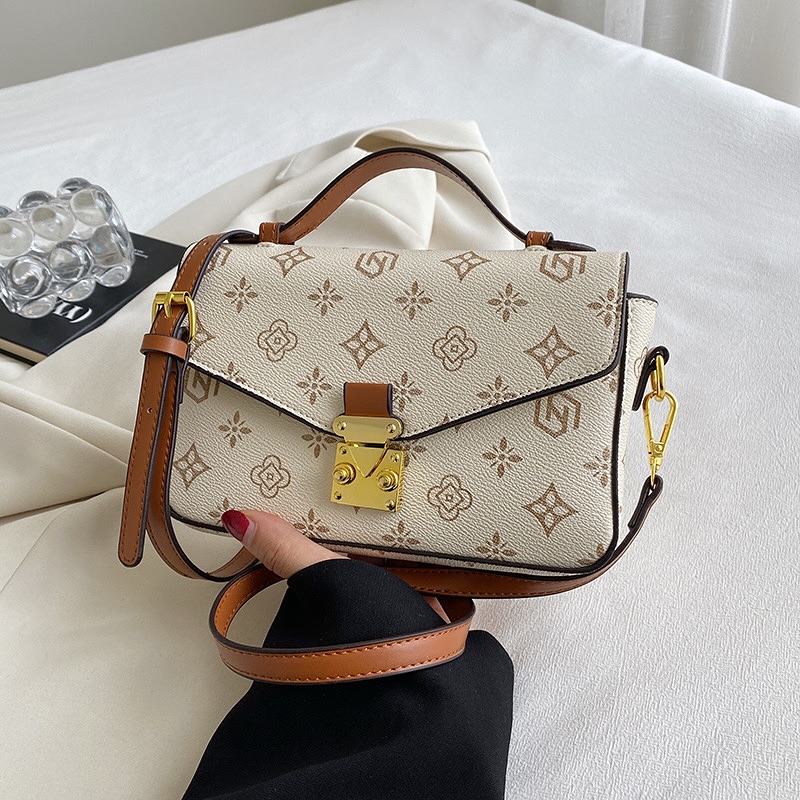 Canvas Handbags Purse CrossBody-White