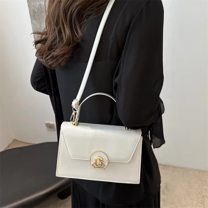 Korean Dual sling bag beige
