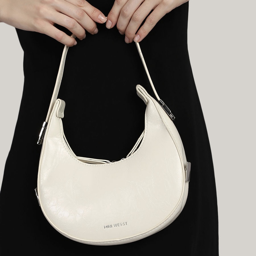 Korean White Moon Bag