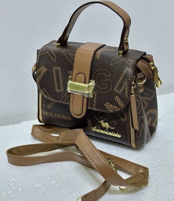 Korean buddle Women's Crossbody Sling Handbags Leather Purse Quilted Trendy Shoulder Bag