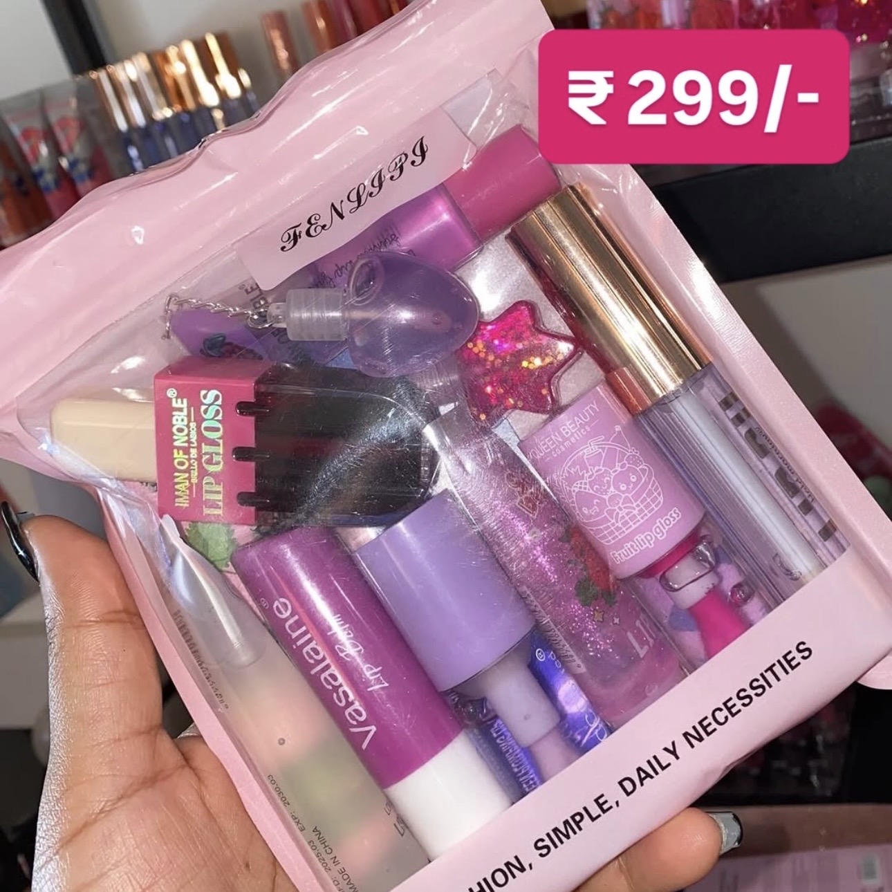 Korean Lipglosses Tints Lipbalms Pack of 7 pcs