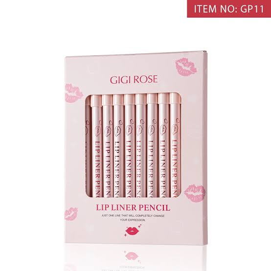 GIGI ROSE Matte High Pigmentation Lasting Waterproof Non-stick Lipstick & Lip Liner Pencil 12 Colors Mix