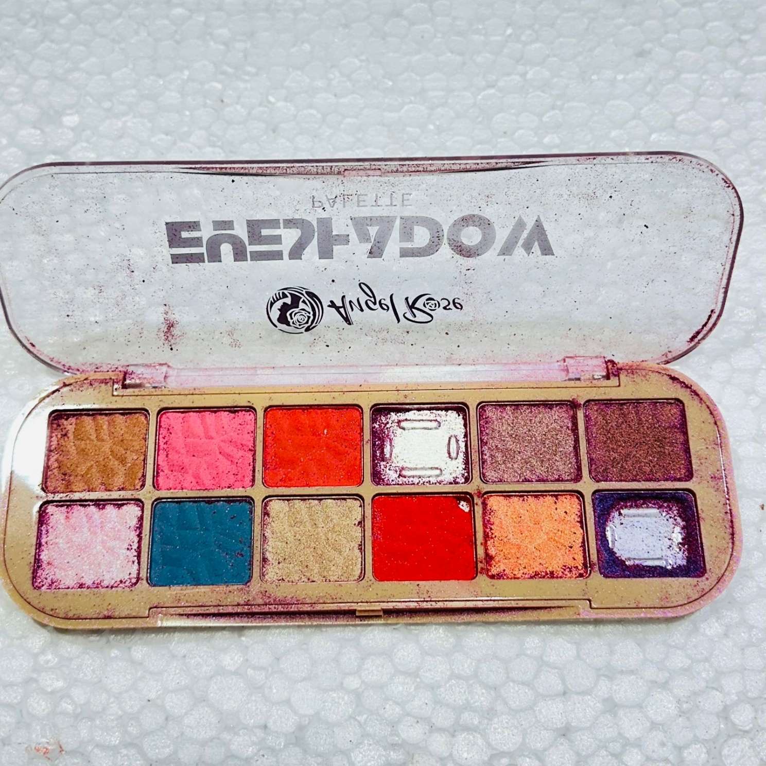 Angelrose 12 Color Eyeshadow nude-02 broken