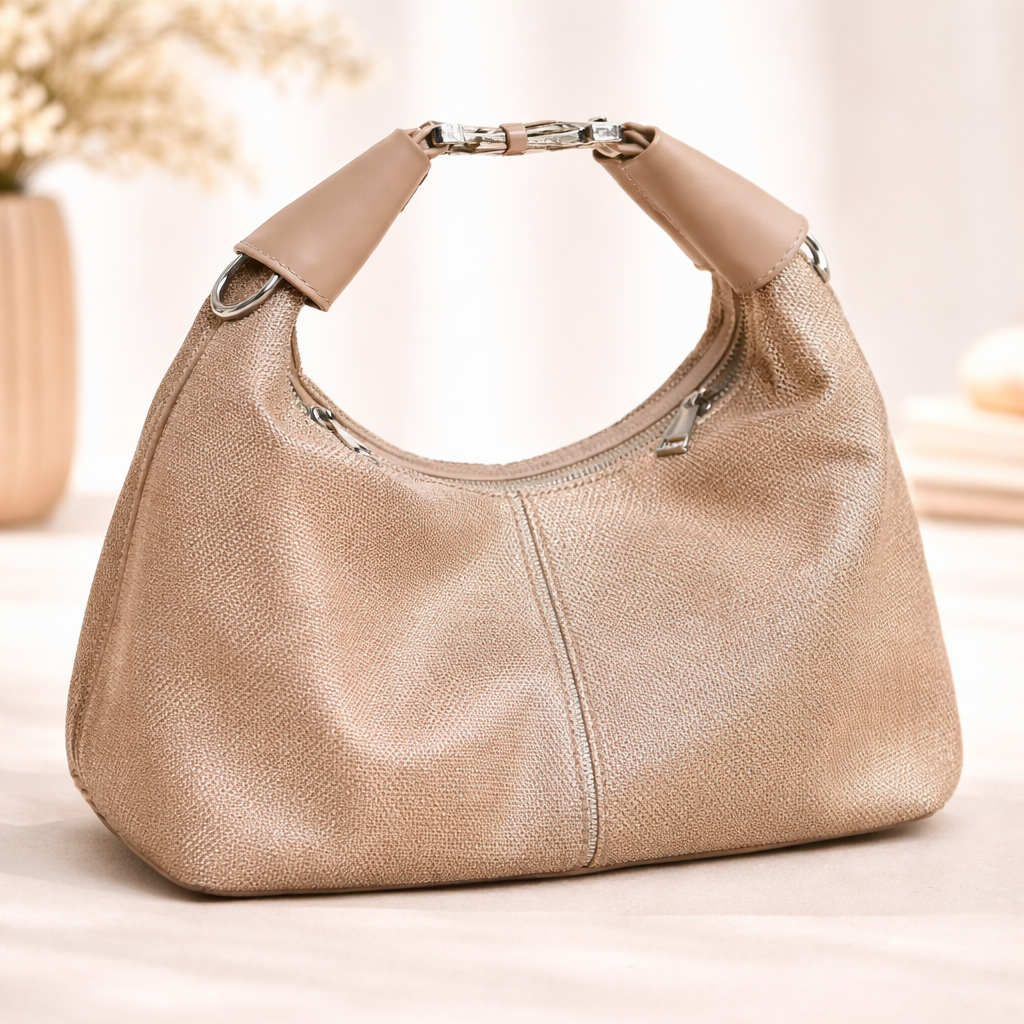 Korean Golden Glow Shoulder Bag