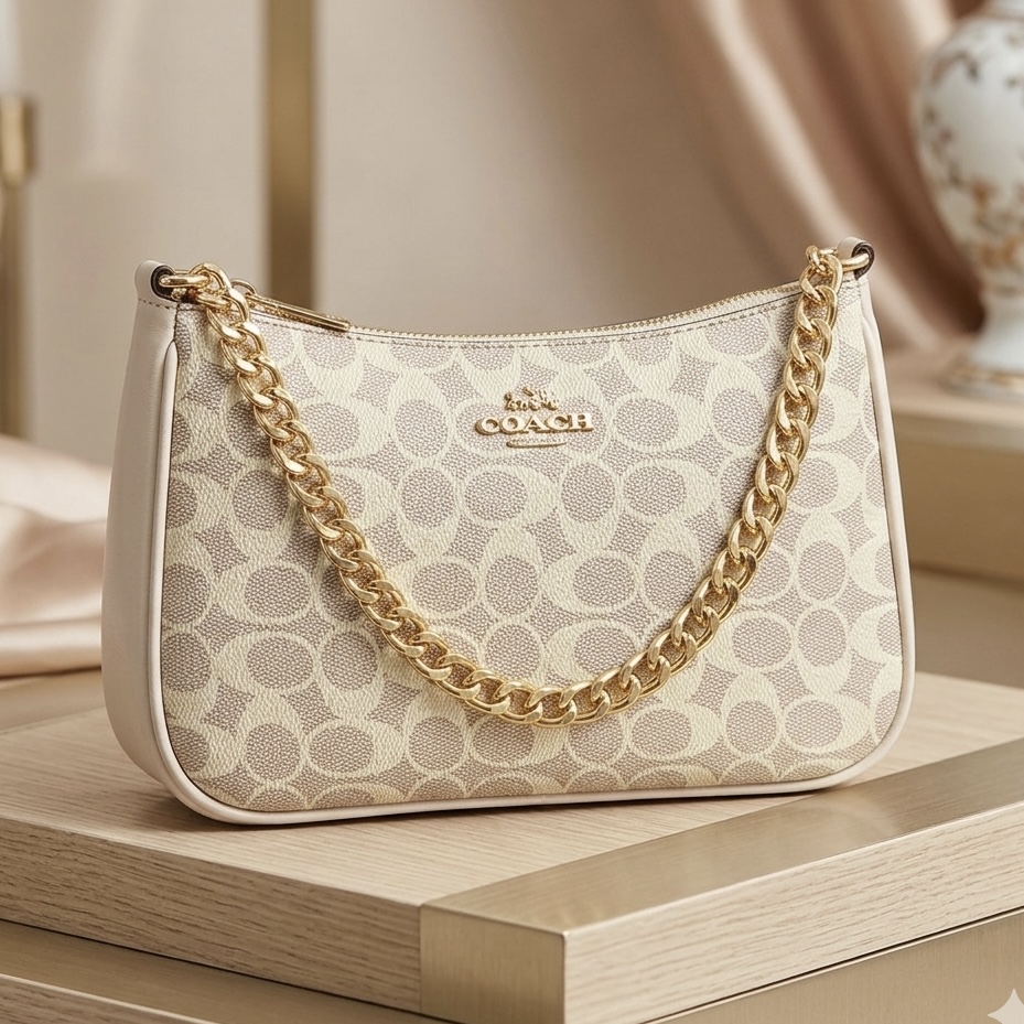 Coach Teri Shoulder bag- Vanilla Crème