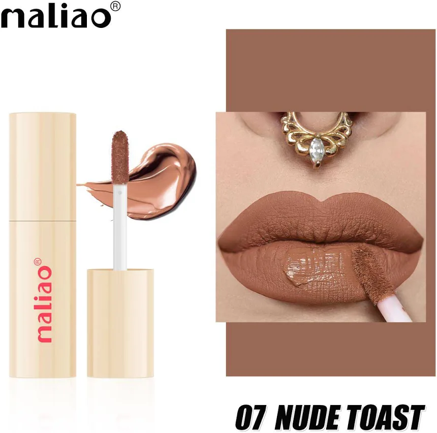 Maliao Forever Matte Liquid Lip Colour - Waterproof, Long-Lasting Elegance-07