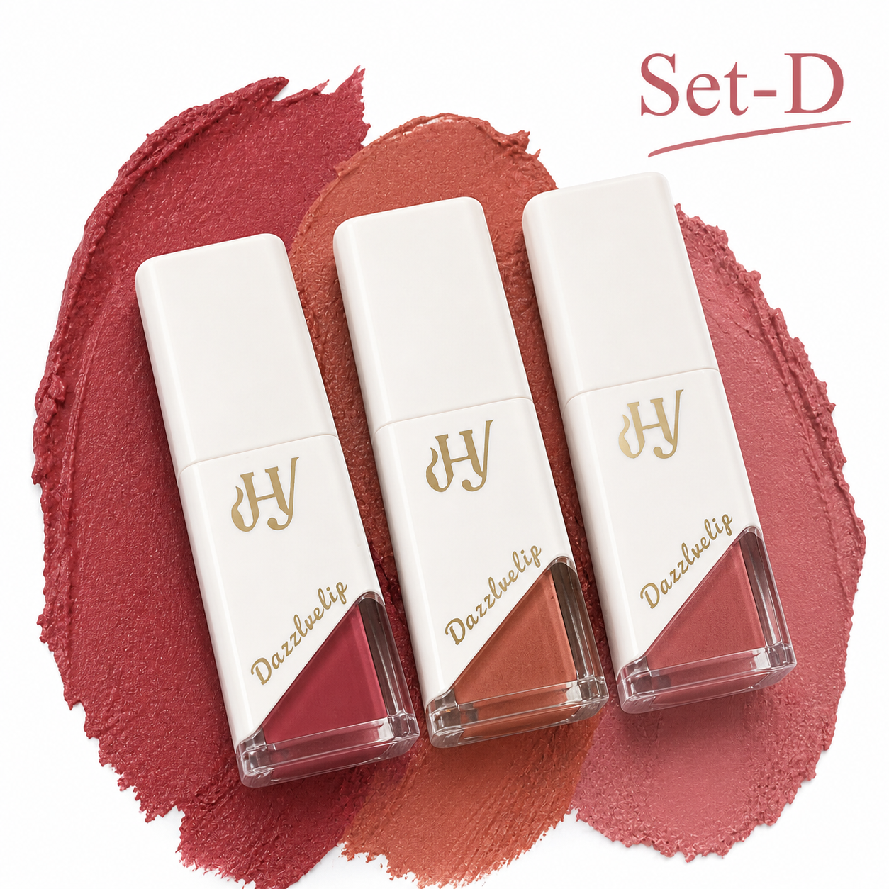 Dazzle Lip Premium Liquid Matte Lipstick | Waterproof and Non Transfer Lip Colour Set-D