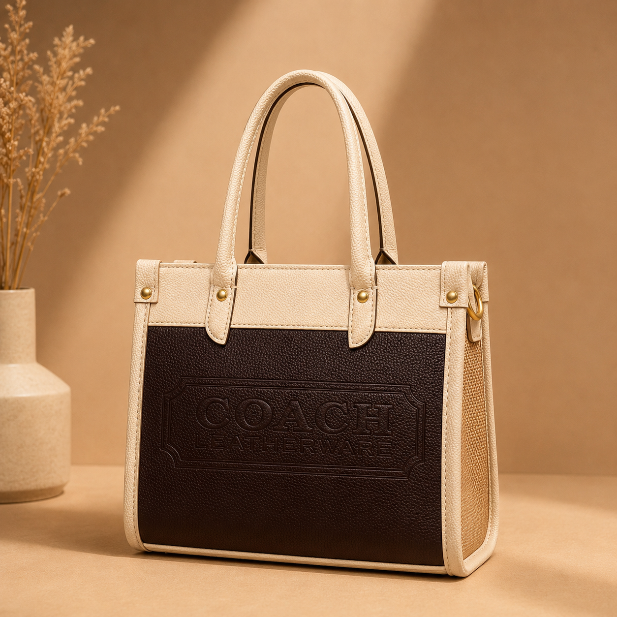 Coach Leatherwear Field Tote bag Classico Black