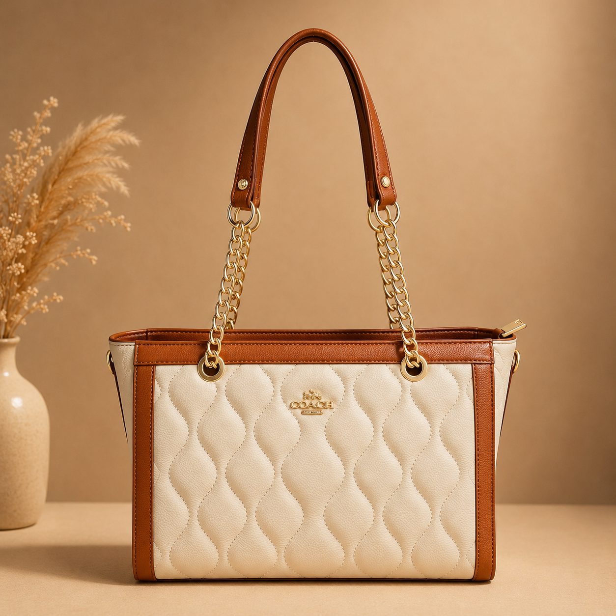Coach Signature Desert Glow Handbag