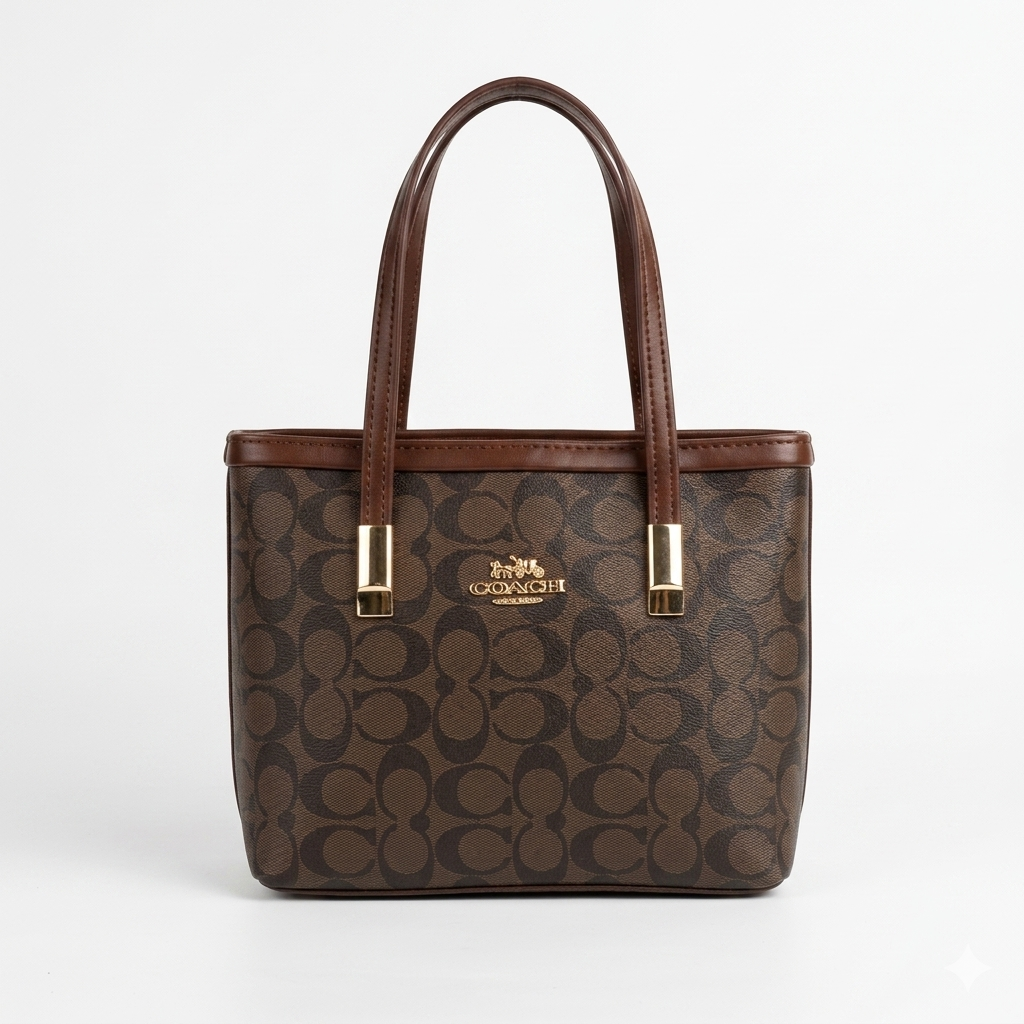 Coach Royal Cocoa Handbag